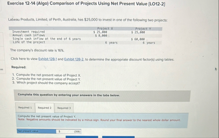 Exercise 1 2 - 1 4 ( Algo ) Comparison of