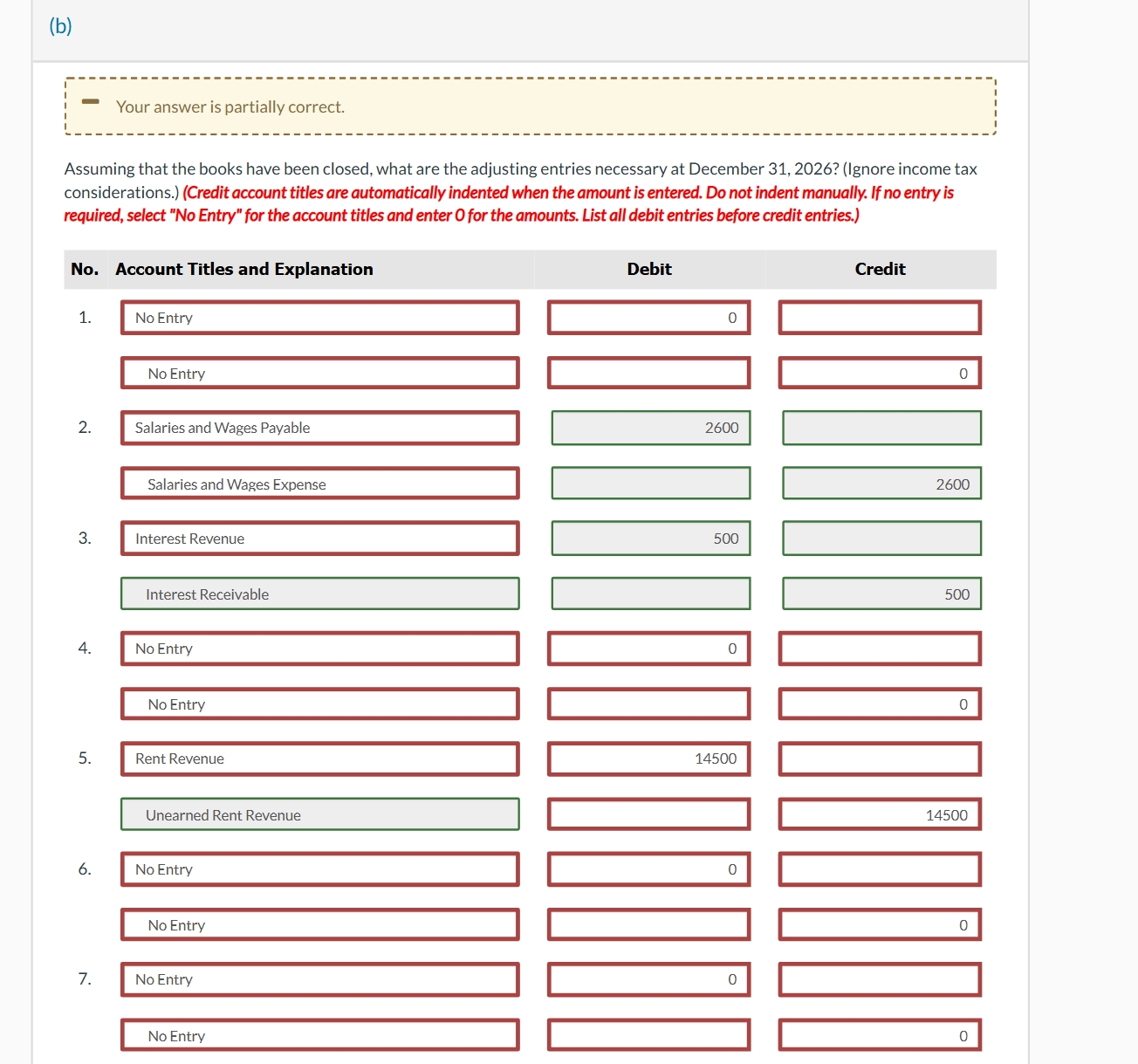 ( b ) Your answer is partially correct. Assuming