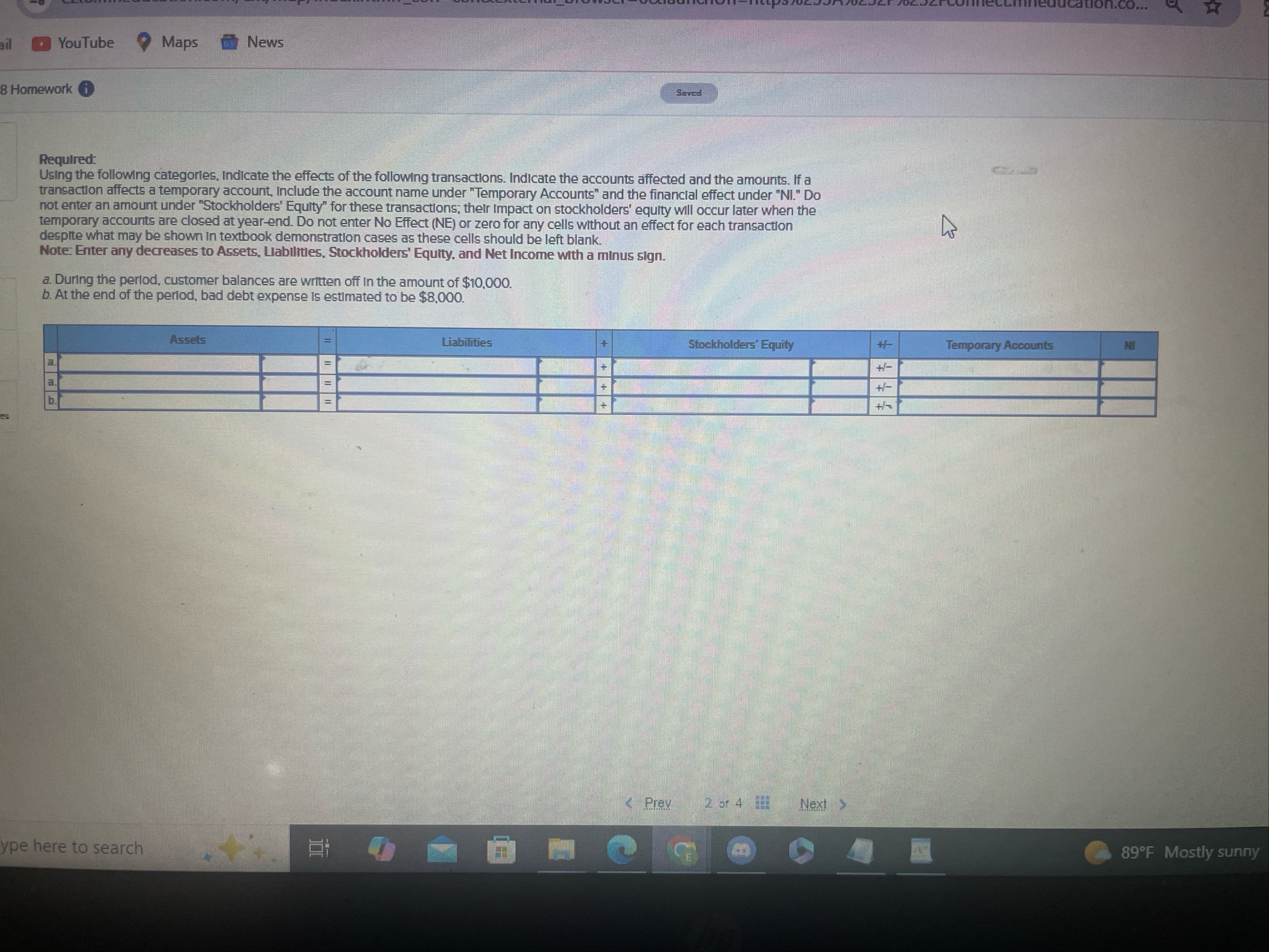 YouTube Maps News 8 Homework ( i ) Required: