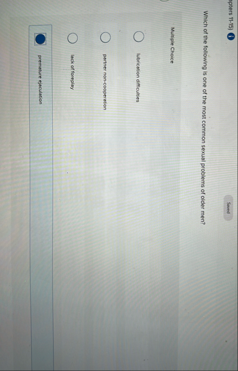 apters 1 1 - 1 5 ) ( i ) Which of the following