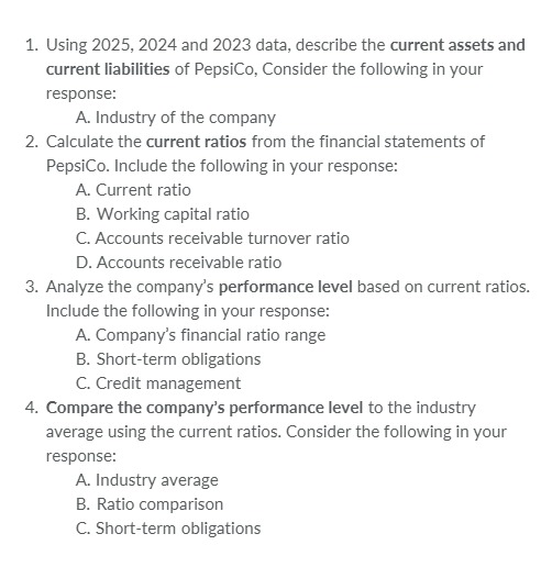 1 . Using 2 0 2 5 , 2 0 2 4 and 2 0 2 3 data,