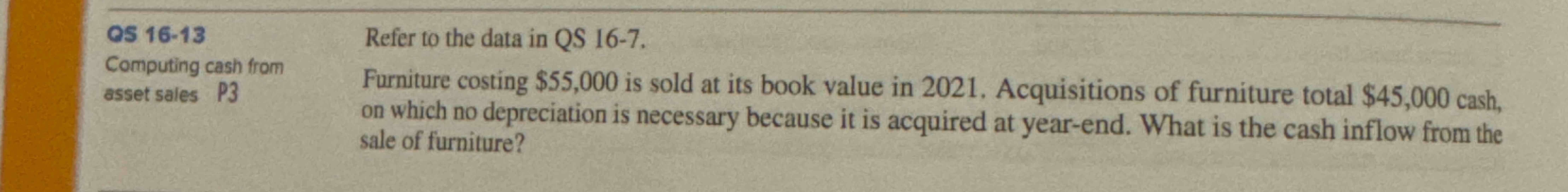 OS 1 6 - 1 3 Computing cash from asset sales P 3