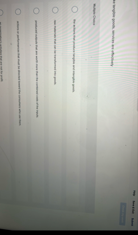 Help Save 8 fxit Submit ke tangible goods,