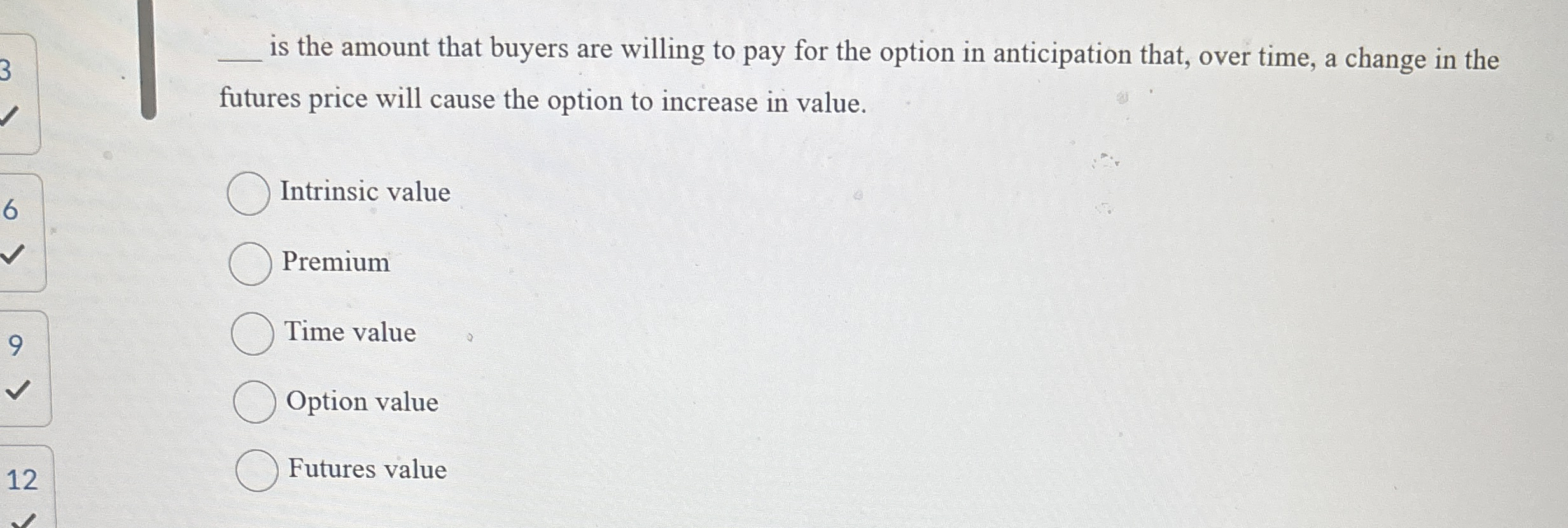 q , is the amount that buyers are willing to pay