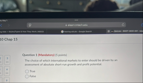 Nan Mor 1 elearn.tntechedu 1 0 Chap 1 5 Question