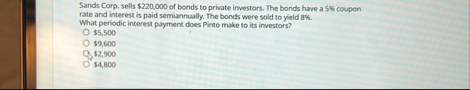 Sands Corp, sells $ 2 2 0 , 0 0 0 of bonds to