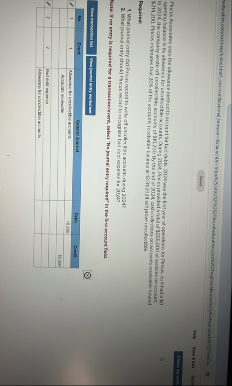 Help Save 8 Exit Subm Check my work Pincus