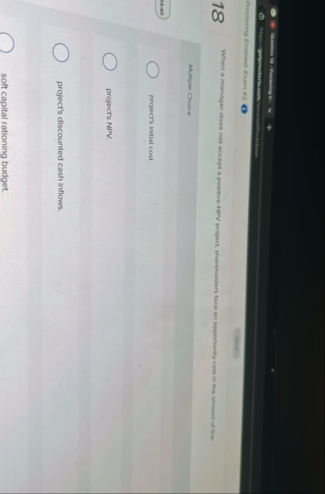 Questhan te = Practaring En Procroring Enabled: