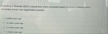 According to Beaudet ( 2 0 2 1 ) , researchers