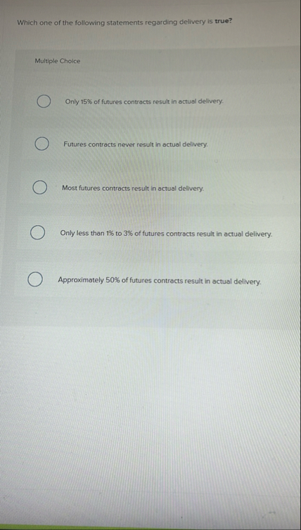 Which one of the following statements regarding