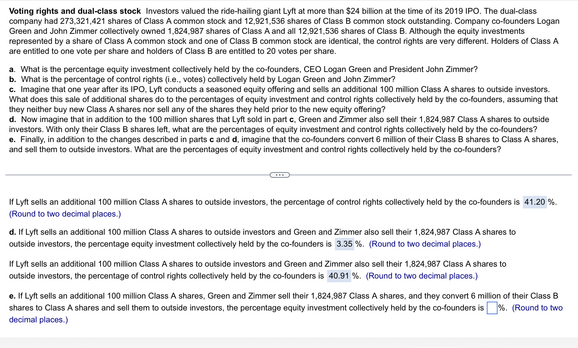 a . The firm's value, if cash flows are expected