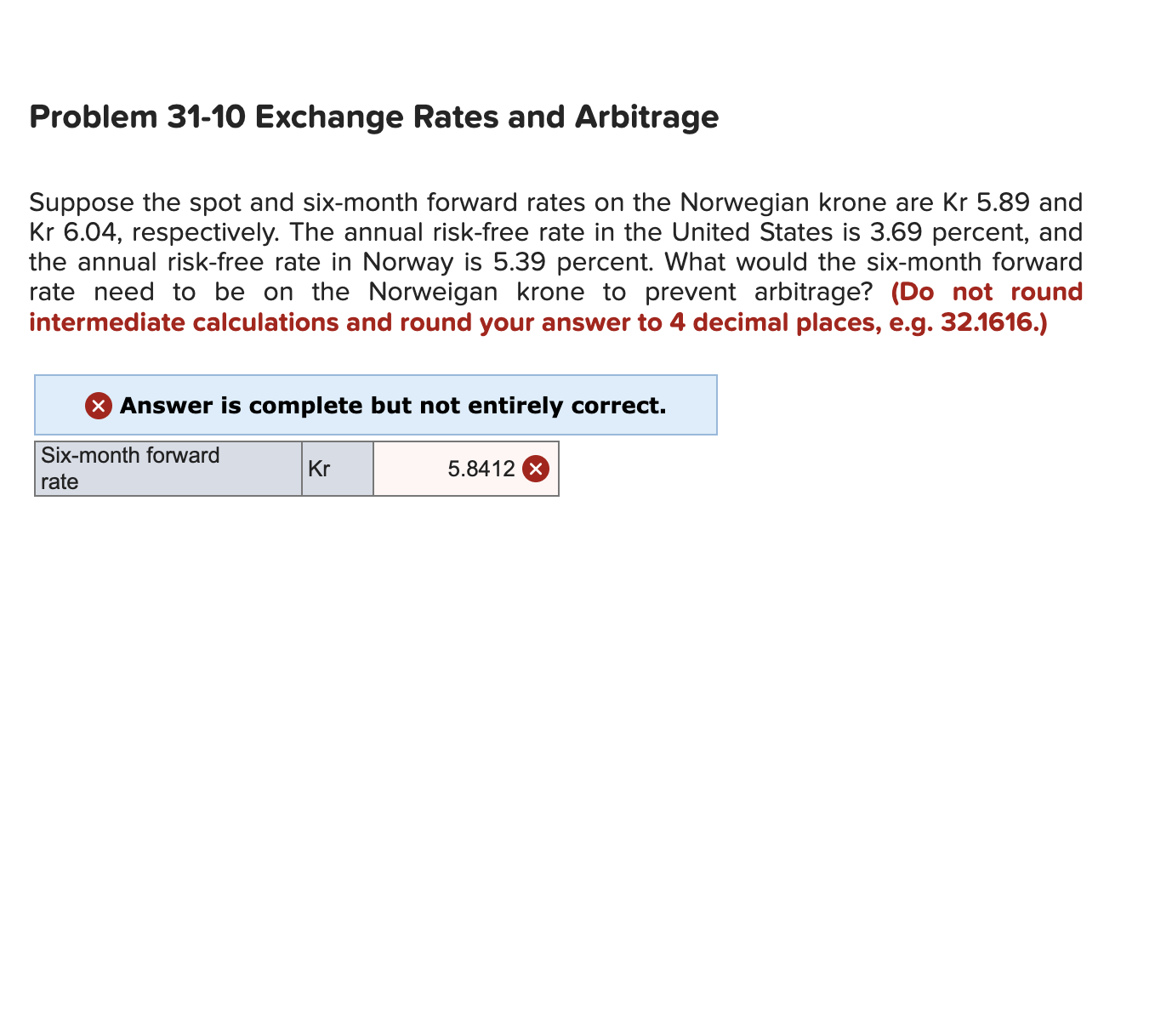 Problem 3 1 - 1 0 Exchange Rates and Arbitrage