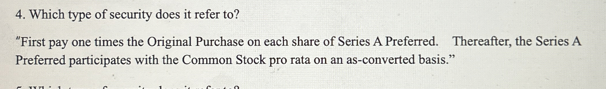 Which type of security does it refer to ? "First