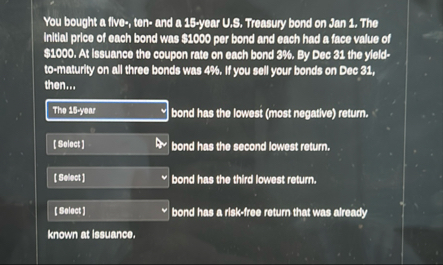 You bought a flvo - , ton - and a 1 5 - year U .