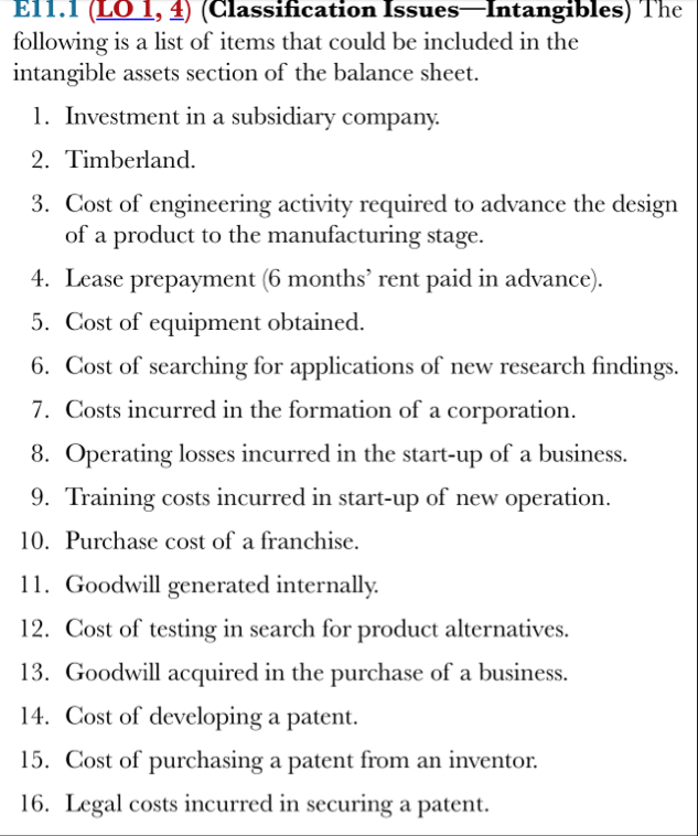 E 1 1 . 1 ( L O 1 ? ( ) , 4 ? ) ( Classification