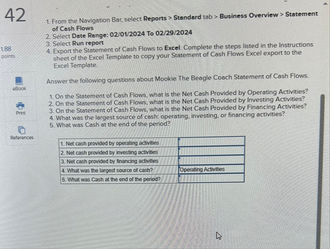 4 2 From the Navigation Bar, select Reports >