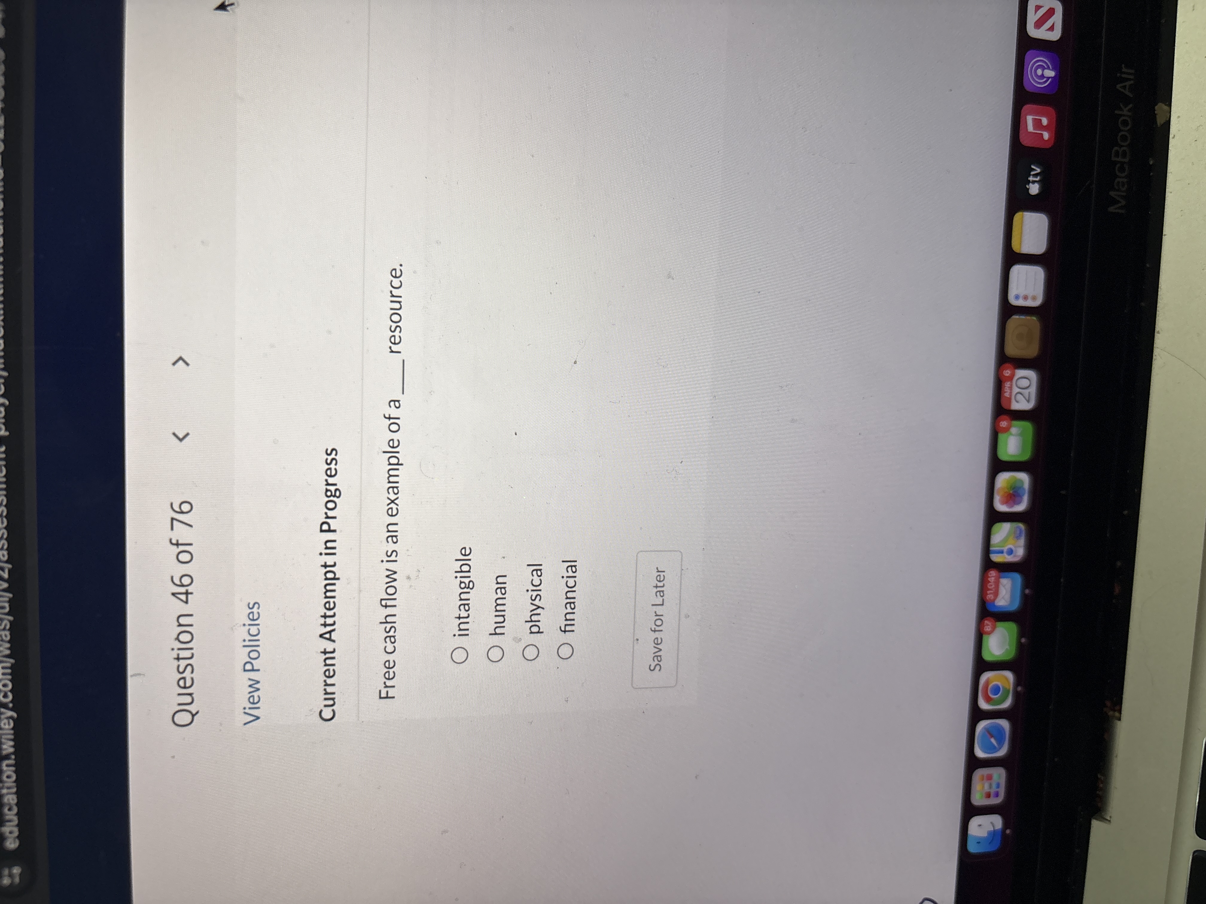 Current Attempt in Progress Free cash flow is an