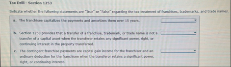 Tax Drill - Section 1 2 5 3 Tndicate whether the