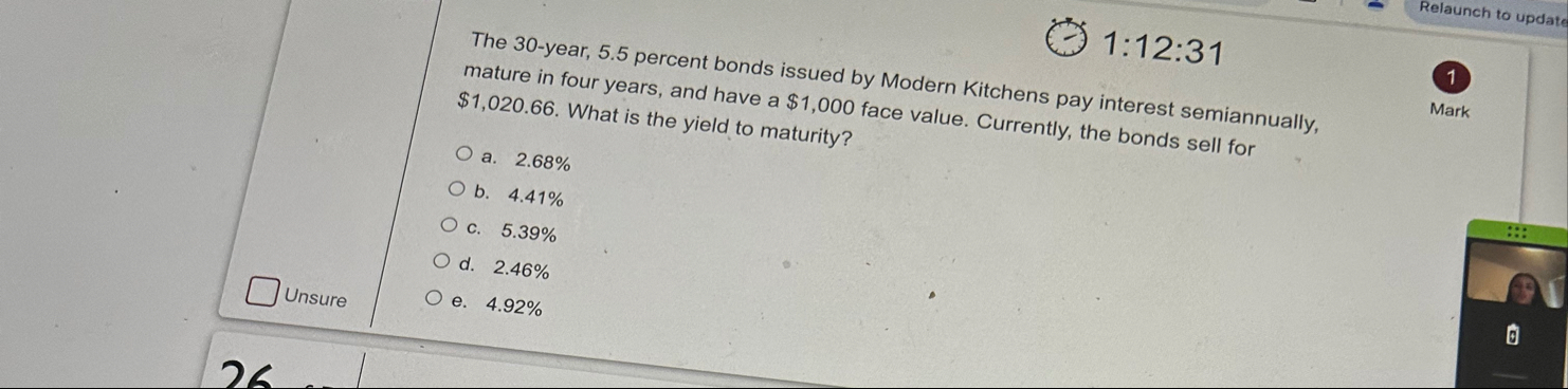 Relaunch to update The 3 0 - year, 5 . 5 percent