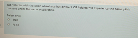 Two vehicles with the same wheelbase but