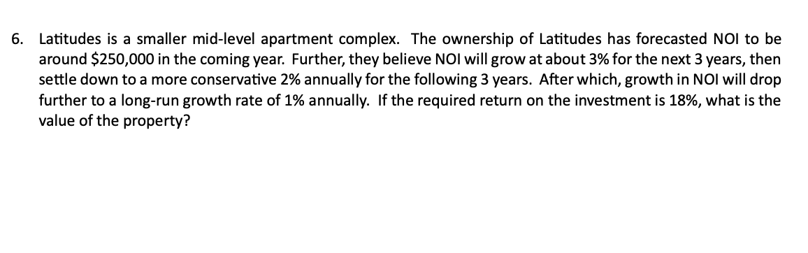 6 . Latitudes is a smaller mid - level apartment