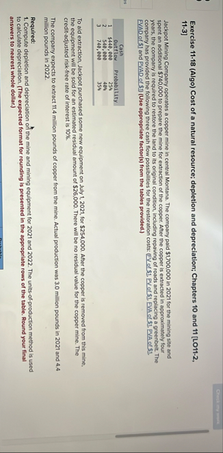 Comat my mine Exercise 1 1 - 1 8 ( Algo ) Cost of