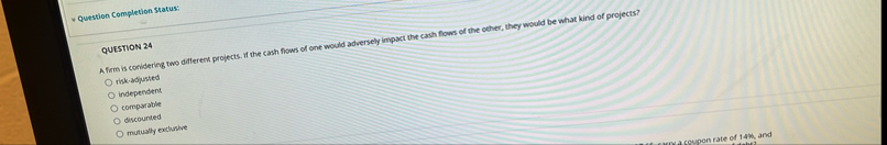 Question Completion status: ash flows of one