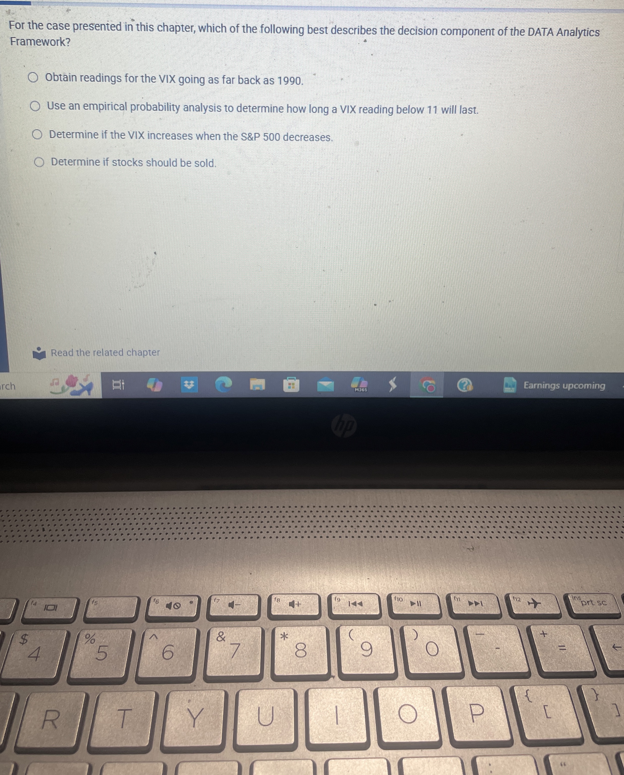 For the case presented in this chapter, which of