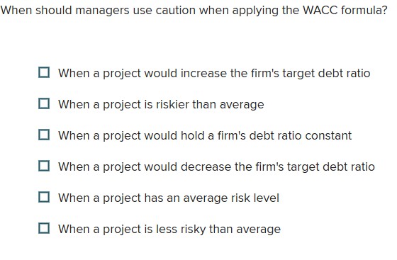 When should managers use caution when applying