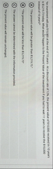 " An investment will pay $ 1 0 . 0 0 0 at the end