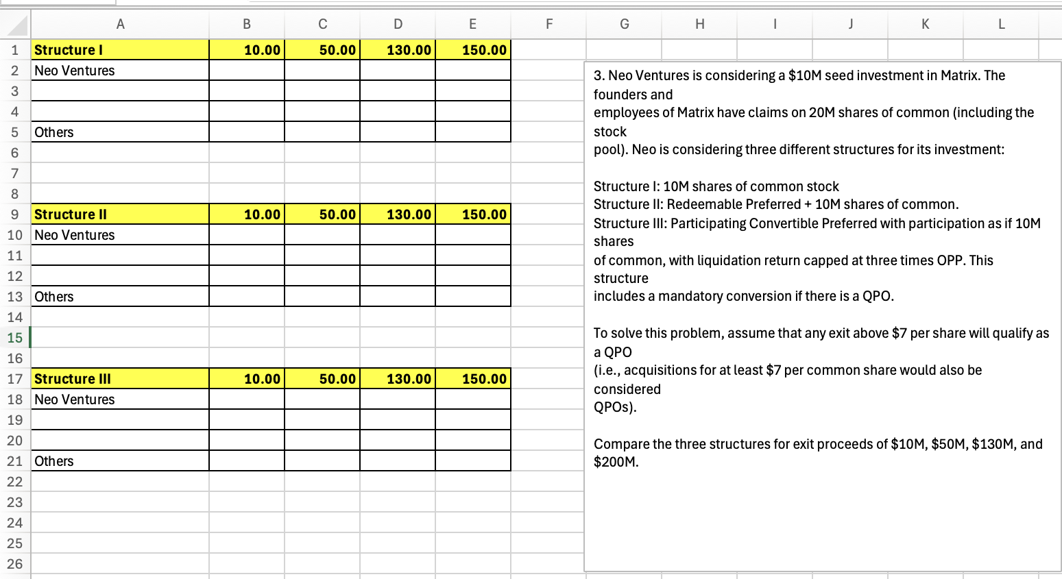 3 . 3 . Neo Ventures is considering a $ 1 0 M