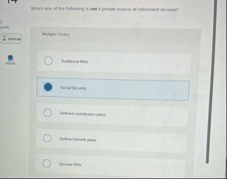 Which one of the following is not a private