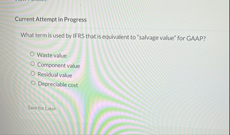 Current Attempt in Progress What term is used by