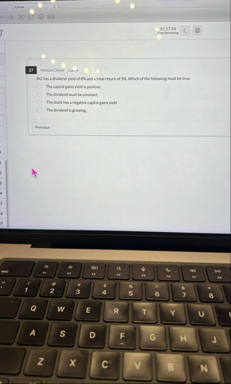 Canvan 0 1 : 1 7 : 5 4 Time Remaining 2 7