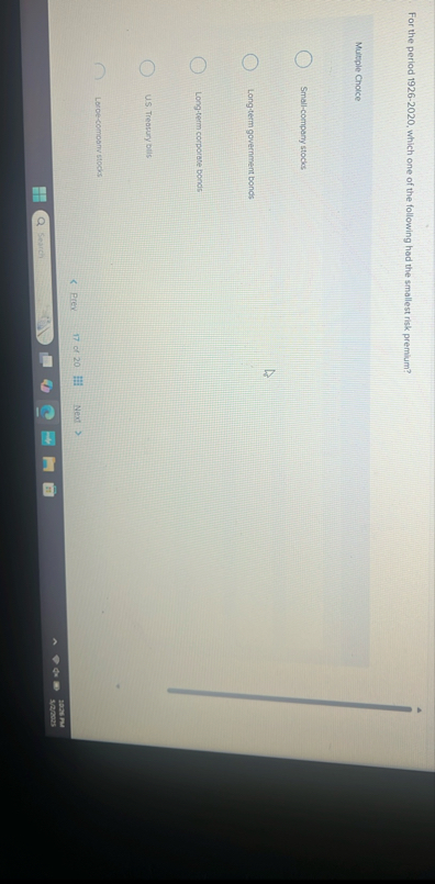 For the period 1 9 2 6 - 2 0 2 0 , which one of