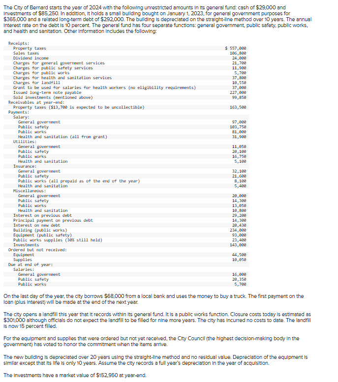 Required: a - 1 . Prepare a statement of