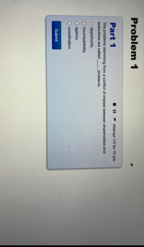 Problem 1 Attempt 1 5 for 1 0 pts . The problems