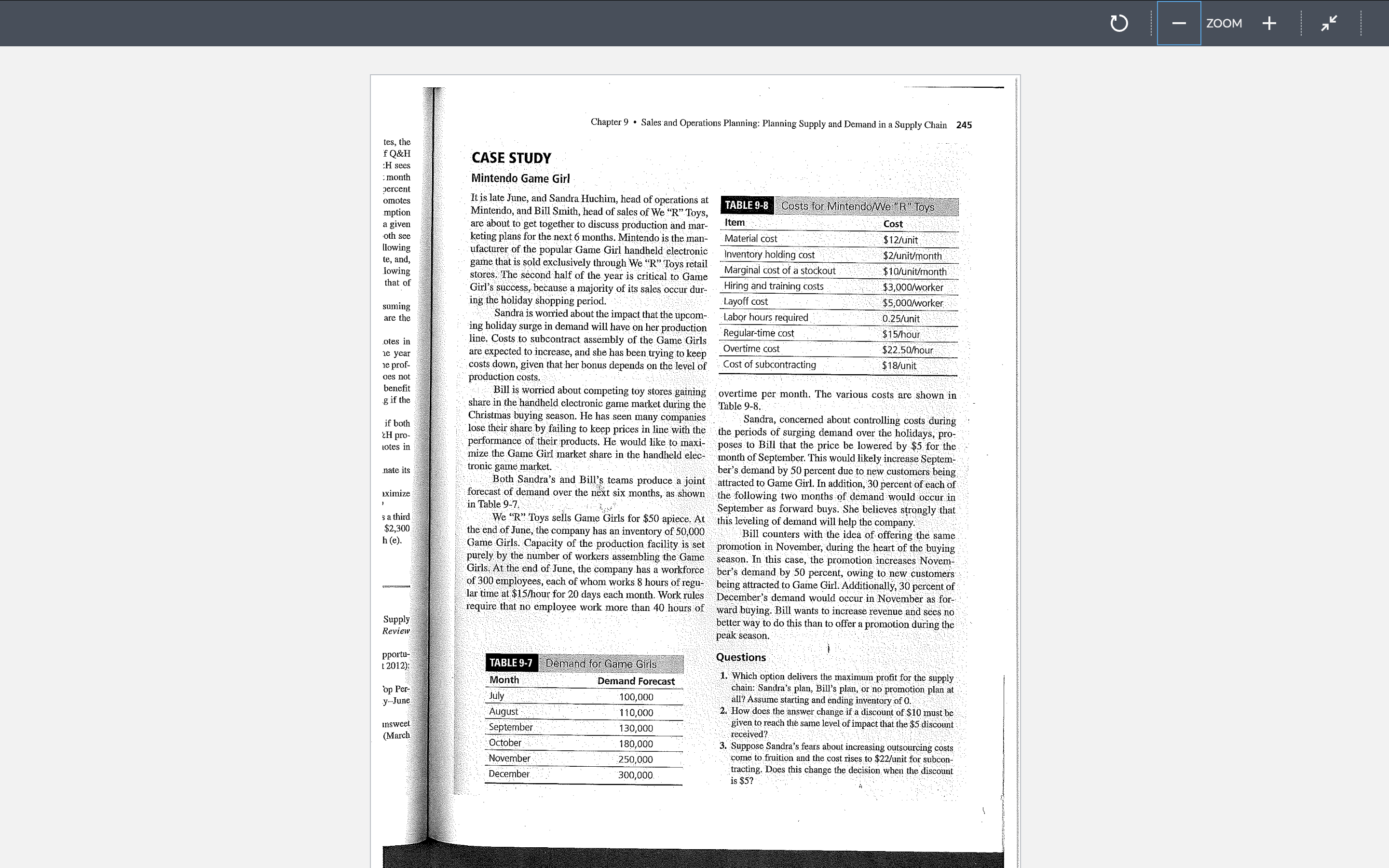 Mintendo Case: Using that excel template there