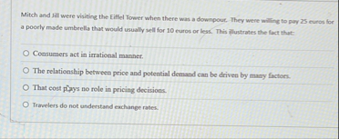 Mitch and Jill were visiting the Eiffel Tower