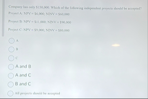 Compary has only $ 1 5 0 , 0 0 0 , Which of the