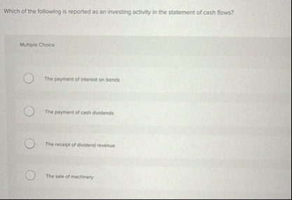 Which of the following is reported as an