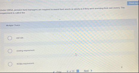 Under ERASA, pension fund managers are required