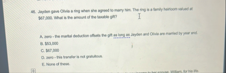 Jayden gave Olivia a ring when she agreed to