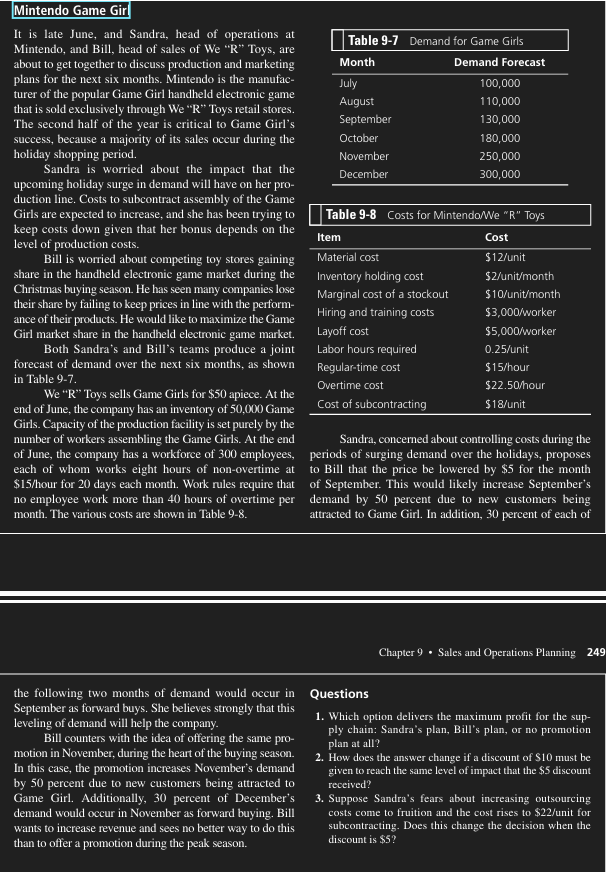 Please show me how I can solve this Case Study in