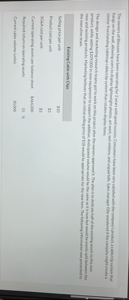 For its existing cable system, how much is the