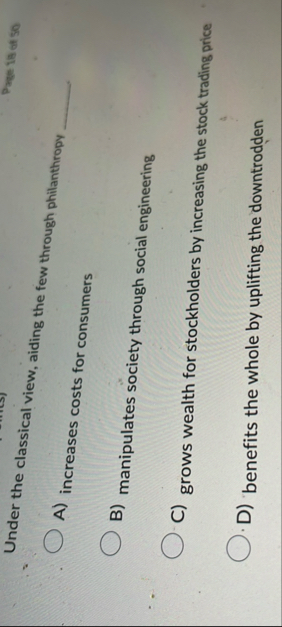 1 8 et 5 0 Under the classical view, aiding the