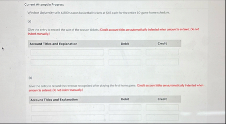 Current Attempt in Progress Windsor University
