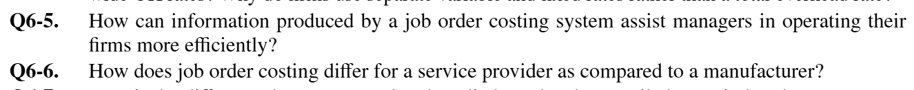 Q 6 - 5 . How can information produced by a job