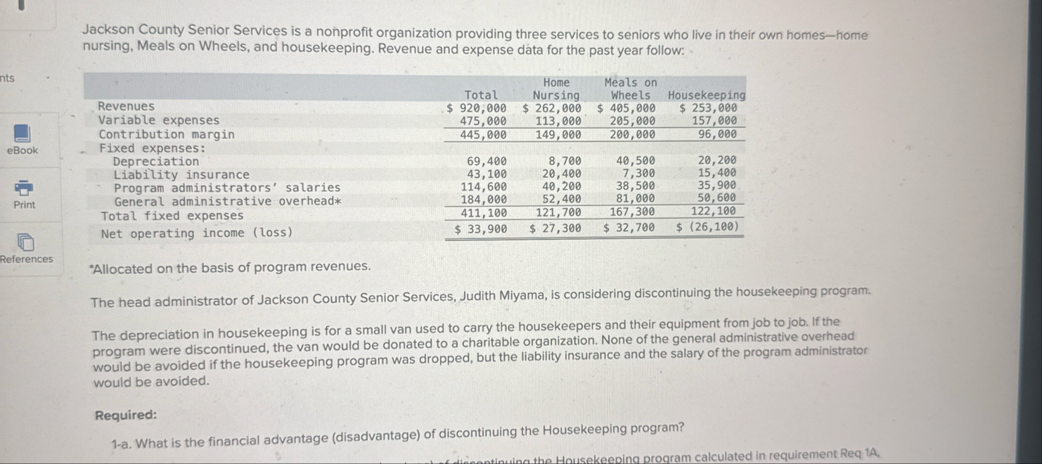 Jackson County Senior Services is a nohprofit