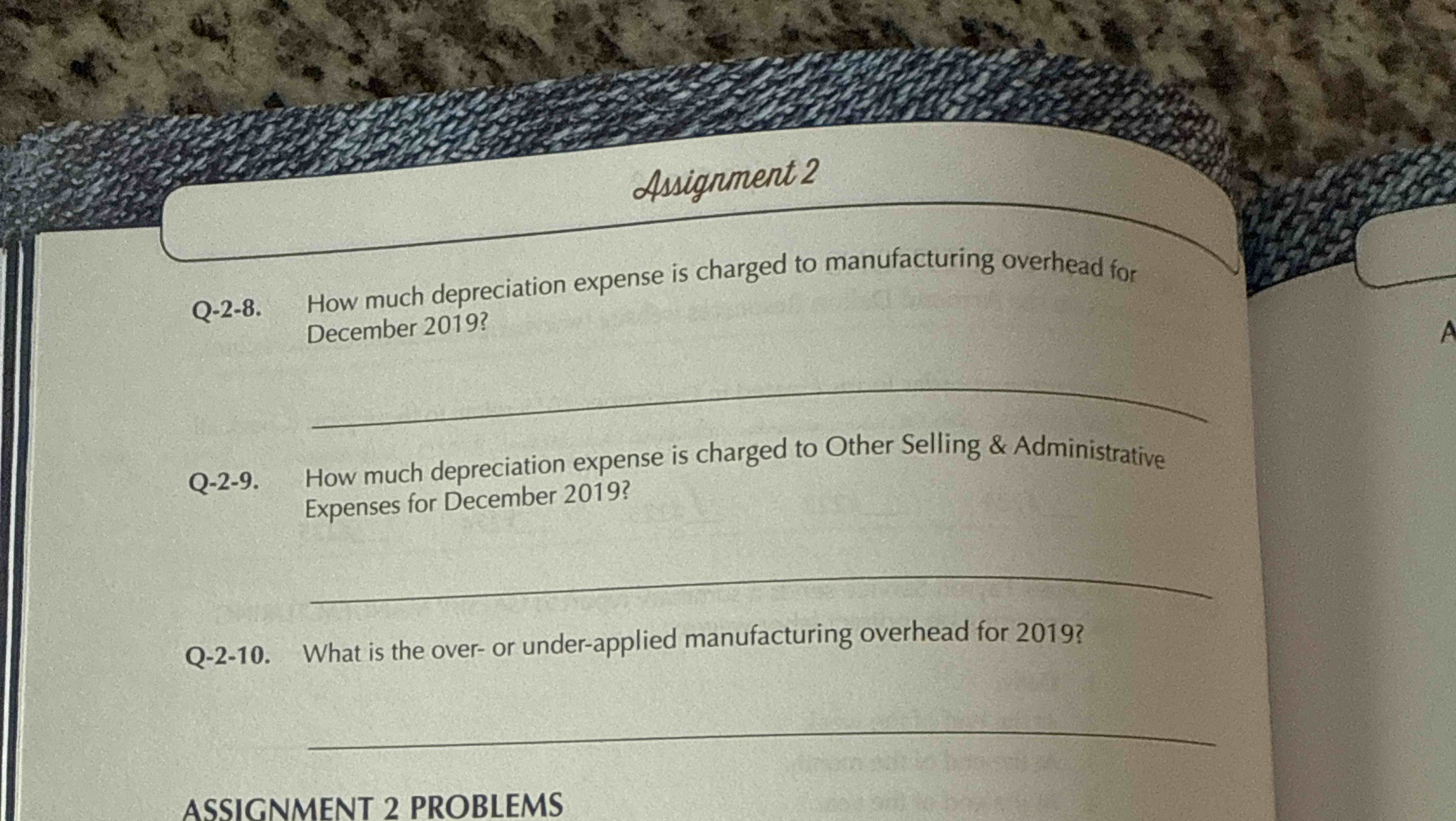 Q - 2 - 8 . How much depreciation expense is